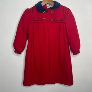 Tailored by Rothschild Vintage children’s coat 6X Wool blend